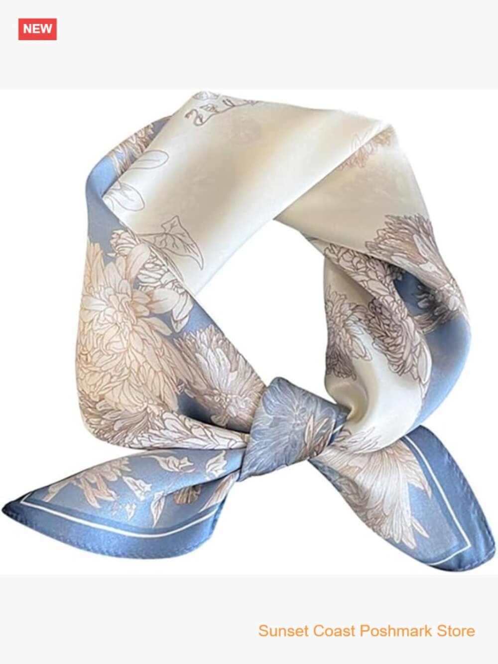 Mulberry Silk Fashion Scarf 21 Square Headscarf Bandana Hair Scarf